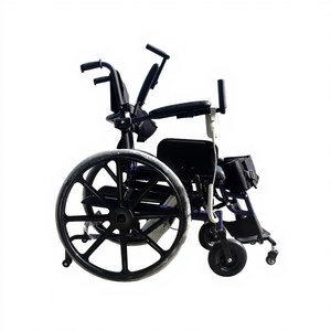 Fauteuil roulant tout-terrain manuel avec assistance à la position debout et siège élévateur électrique pour personnes âgées ou handicapées - Product Image 2