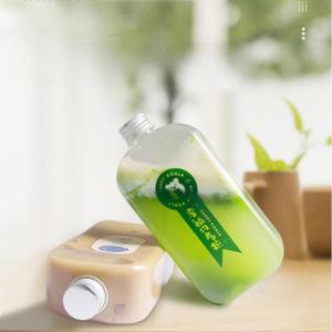 250/350/400Ml <span class=keywords><strong>Pet</strong></span> Hình Chữ Nhật Phẳng Chai Nhựa Với Nhôm Nắp Vặn Cho Cà Phê Lạnh Đồ Uống Nước Trái Cây Sữa Chua Nước Giải Khát Trà Sữa - Product Image 5