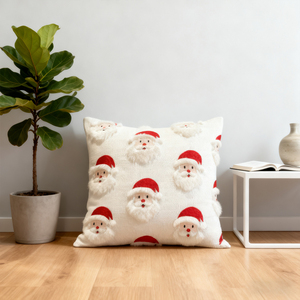 Fundas de Almohada Navideñas al por Mayor, 4 Piezas, <span class=keywords><strong>Textura</strong></span> de Lino de Poliéster, Diseño de Muñeco de Nieve, Cuadros Buffalo, Fundas Decorativas Cuadradas para Cojines - Product Image 4