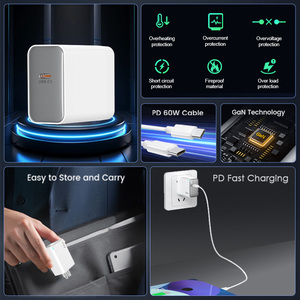 Chargeur universel compact 65W <span class=keywords><strong>USB</strong></span> <span class=keywords><strong>C</strong></span> Charge rapide Chargeur pour ordinateur portable 65W de <span class=keywords><strong>type</strong></span> <span class=keywords><strong>C</strong></span> unique pour la charge électrique - Product Image 3
