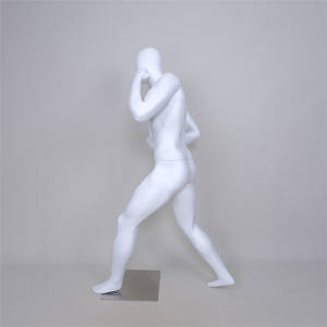 Haute qualité corps complet en fibre de verre blanc <span class=keywords><strong>Mannequin</strong></span> Fitness exercice sport hommes Mannequins <span class=keywords><strong>boxe</strong></span> Poses magasin fenêtre affichage - Product Image 4