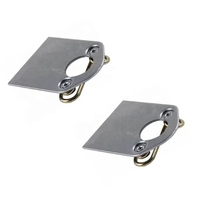 Vente chaude 1/4 Kit de fixations tournantes Kit de ressorts Dzus en acier Tour rapide Plaque arrière Dzus 1 3/8 Plaque de montage de fixation