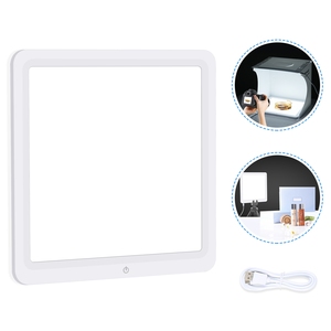 PULUZ 600LM 20cm Panneau lumineux LED sans ombre pour photographie, lampe de fond dimmable, tablette lumineuse portable pour studio <span class=keywords><strong>photo</strong></span>, tente de prise de vue, boîte de studio - Product Image 2
