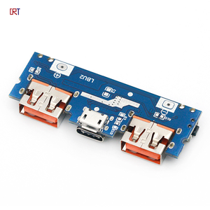 Puerto <span class=keywords><strong>de</strong></span> carga USB doble tipo C, módulo <span class=keywords><strong>de</strong></span> refuerzo <span class=keywords><strong>de</strong></span> Panel <span class=keywords><strong>de</strong></span> alimentación Treasure, fuente <span class=keywords><strong>de</strong></span> alimentación móvil 5V 2.4A, placa base DIY - Product Image 3