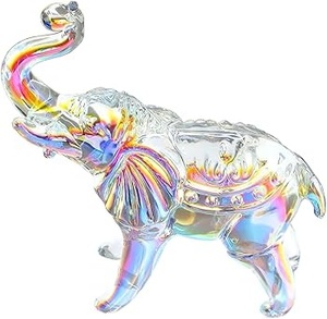 Tiny Glass World Handmade Lampwork Glass Hummingbird Tabletop <b>Ornament</b> Colorful Blown Glass Bird Figurine Art Baptism <b>Easter</b> - Product Image 5