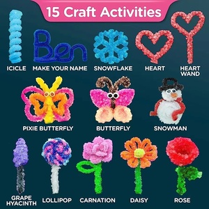 ชุดของขวัญงานฝีมือคริสตัลไนท์ไลท์ DIY สร้างสรรค์เอง ของเล่นเสริมพัฒนาการ ชุดศิลปะและงานฝีมือ ของขวัญวันหยุดสำหรับเด็ก - Product Image 5