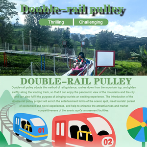 Ngoài trời công viên giải trí thách thức phiêu lưu cưỡi trò chơi Alpine đơn đường sắt núi Coaster - Product Image 3