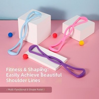 Bande de Résistance en Silicone Haute Élasticité pour Entraînement de Yoga, Sangle de Traction, Bande de Tension pour Fitness