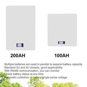แบตเตอรี่ติดผนัง SOLAR Safe 51.2V 200ah 10kwh ลิเธียมแบบ Deep Cycle พร้อมระบบ BMS สำหรับสำรองไฟบ้าน BR-LFP-51.2/200 LCD - Product Image 6