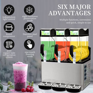 <span class=keywords><strong>Dispensador</strong></span> <span class=keywords><strong>de</strong></span> Bebidas Eléctrico <span class=keywords><strong>de</strong></span> Acero Inoxidable Integrado OEM <span class=keywords><strong>de</strong></span> Fábrica, Máquina Comercial <span class=keywords><strong>de</strong></span> Granizados <span class=keywords><strong>de</strong></span> Tres Cilindros, Fabricante <span class=keywords><strong>de</strong></span> Granizados <span class=keywords><strong>de</strong></span> Bebidas - Product Image 4