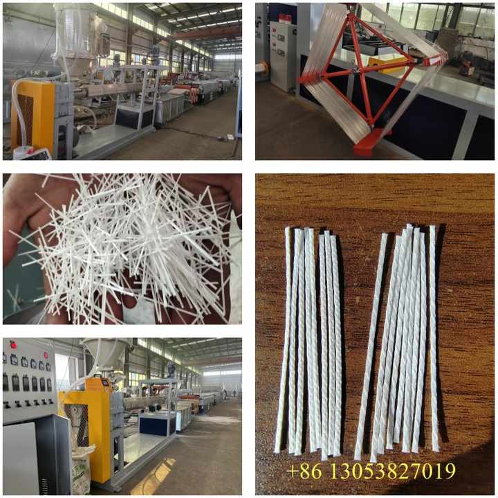 Polypropylene PP Construction Building Reinforcement Macro Fiber Making ...