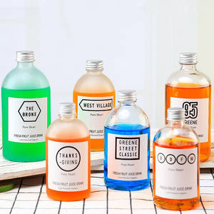 Bouteille de boisson en verre transparente pour kombucha au CO2 de 4 oz, 12 oz, 16 oz avec couvercle à vis, 120 ml, 270 ml, 350 ml, 500 ml pour la tequila - Product Image 4