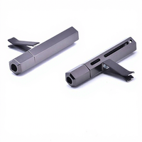 Pièces usinées CNC personnalisées en alliage d'aluminium pour barres rondes, pièces de ventilation de voiture, pièces de boîte d'aromathérapie automobile, vente chaude
