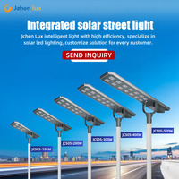 Lampadaire Solaire Extérieur LED en Aluminium avec Caméra CCTV, 100W 200W 300W 400W 500W