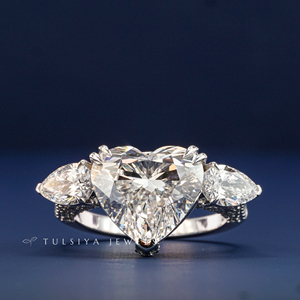 14K Solid Gold Lab Created <b>Diamond</b> <b>Ring</b> for Women Elegant Sparkling Synthetic <b>Diamond</b> <b>Ring</b> Fine Jewelry Gift for Anniversary - Product Image 1