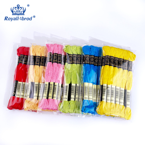 Set di 482 Fili per Punto Croce Royalleebrod, 100% Cotone Puro 26s/2*6, 12 Pezzi per Confezione, Tinti e Mercerizzati a Mano - Product Image 6