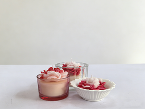 Mother's Day Floral Scented Candles Mixed Wax 20 40 Hours Burn Lavender Rose Scents for Gift Home Relaxation Decor - Product Image 4