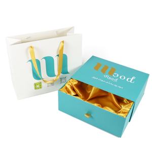 Boîte cadeau pour demoiselle d'honneur Crown Win Hijab, boîte coulissante recyclable biodégradable, éponge, lamination mate, emballage en papier, sacs, ensemble - Product Image 5