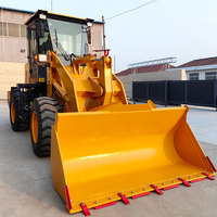 Wheel Loader China 1.5t 2t Diesel 4x4 untuk Dijual
