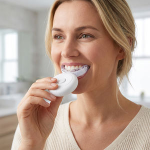 Kit de Blanqueamiento Dental Yanxer Profesional con Lámpara LED Inalámbrica y Cepillo de Dientes en Forma de U, Marca Privada, Sin Peróxido - Product Image 1