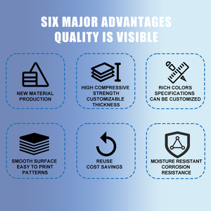 Papan Potong Plastik Ringan Polypropylene Warna Kustom XCY AB050 Grosir, Tahan Benturan, Ketebalan 2-10mm, Dapat Disesuaikan - Product Image 5