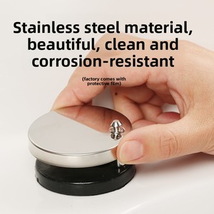 Viti di fissaggio per <span class=keywords><strong>copriwater</strong></span> a sgancio rapido, superiori e inferiori, in plastica e gomma, con foro regolabile - Product Image 3