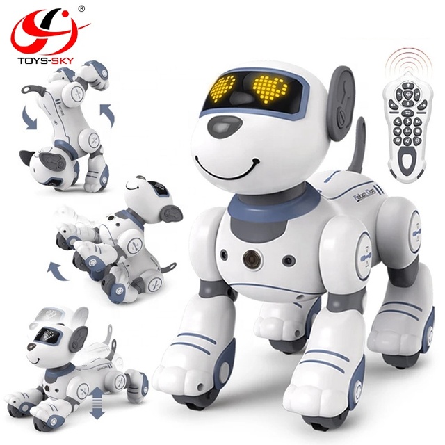 2022 Electric Voice Command Programmable Smart Robot Dog Toys With Touch Sensor Music Intelligent Quadruped Robotics for Kids