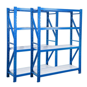 100kg Load-Bearing 6-Meter-High Cold-Rolled Steel <strong>Warehouse</strong> Rack <strong>Shelf</strong> - Product Image 1