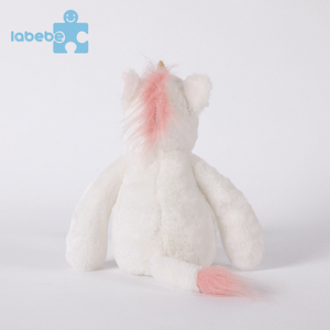 il fornitore della Cina rassicura il giocattolo morbido del consolatore del bambino di disegno dell'unicorno della coperta molle - Product Image 3
