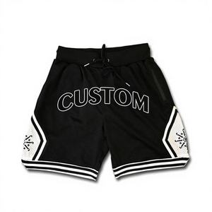 Shorts de basket-ball pour hommes, écologiques, à séchage rapide, personnalisables avec logo en sérigraphie, en maille, pour entraînement et fitness – Grande Vente - Product Image 1