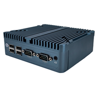Processeur industriel BOX-PC sans ventilateur LN-1002 série Intel Celeron N100 Quad-Core châssis robuste en alliage d'aluminium anti-poussière