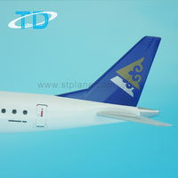 Modèle d'avion à l'échelle personnalisé Air Astana ERJ-190, échelle 1/100, 36 cm, modèle d'avion d'affaires en résine