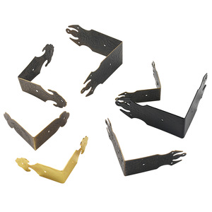 Antique Style Metal <b>Corner</b> <b>Protectors</b> 0.4 3mm Thickness For Boxes Jewelry Box Camphor Wood Edge Banding New Chinese Design - Product Image 5