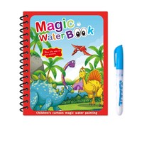Livre de dessin à l'eau magique en gros pour enfants - Éducatif, réutilisable, non toxique, écologique, personnalisable, cadeau d'écriture en couleur