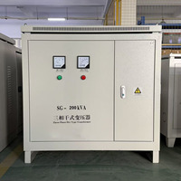 Convertisseur de tension triphasé de type sec 800V à 400V, transformateur à conducteurs en aluminium pour générateur diesel
