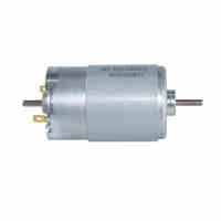 Moteur DC 555 12V 24V Mini Moteur à Double Arbre de Sortie, à Balais, Haute Vitesse, Vitesse Réglable, Rotation CW/CCW