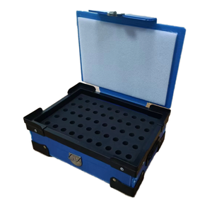 Boîte <span class=keywords><strong>de</strong></span> manutention en panneaux alvéolés PP antistatiques <span class=keywords><strong>sur</strong></span> <span class=keywords><strong>mesure</strong></span>, pliable, en plastique ondulé, avec séparateurs - Product Image 3