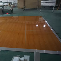 Modularer Event-Tanzboden Tragbarer Ineinandergreifender Bodenbelag für Hochzeiten und Partys