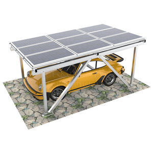 Système de montage solaire en aluminium pour panneaux photovoltaïques étanches, abri de stationnement pour voitures, carport solaire - Product Image 4