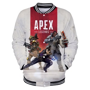 Fournisseur de la Chine Vente en gros Sweat à capuche personnalisé <span class=keywords><strong>Apex</strong></span> Legends Impression 3D Sweat-shirt polaire Veste de baseball pour hommes - Product Image 4