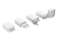 Usine OEM ODM 48W Type-C Chargeur mural AC/DC Adaptateur secteur universel 2A Sortie DC PC Prise multi-région Application de lumière LED