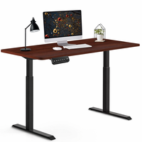 Bureau debout ultra-stable à double moteur - Capacité de 120 kg pour postes de travail professionnels et entreprises