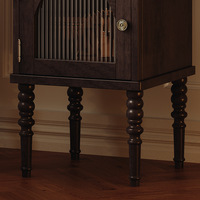 Nouvelle table de chevet vintage française 2026 en bois massif, armoire de rangement créative mini rétro pour chambre à coucher domestique