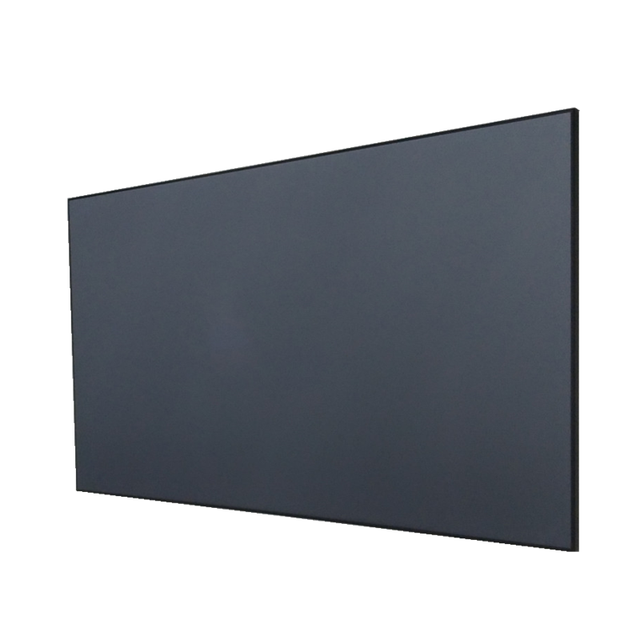 Hot Sell 100 Inch Zero Edge Fixed Frame ultra Thin Frame Black Crystal Alr 4k Laser Projector Projection Screen