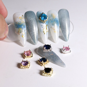 Breloques d'été en alliage pour nail art, décorations multicolores en strass pour ongles - Product Image 3