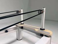 Mini Reformer de Pilates con Marco de Aluminio Ligero, Cama de Pilates Pequeña para Fisioterapia, Rehabilitación y Entrenamiento, Logotipo Personalizado OEM