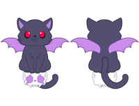 Peluche chat noir d'Halloween personnalisée OEM ODM, chat gothique à ailes de chauve-souris avec crâne, animal en peluche pour décoration de fêtes