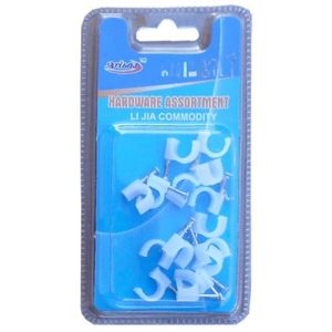 Cable <b>Clips</b> 7/8mm with Nail Pack of 15 Wire Rope <b>Clips</b> - Product Image 1