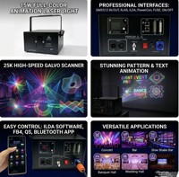 Projecteur laser de scène à faisceau animé contrôlé par Bluetooth, ILDA DMX512, spectacle laser 300w pour DJ, discothèque, concert, bar, mariage