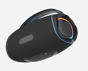Dispositivos de tecnología de etiqueta privada personalizados listos para enviar altavoces portátiles LED con mango activado por sonido de iluminación RGB-sin marca - Product Image 5